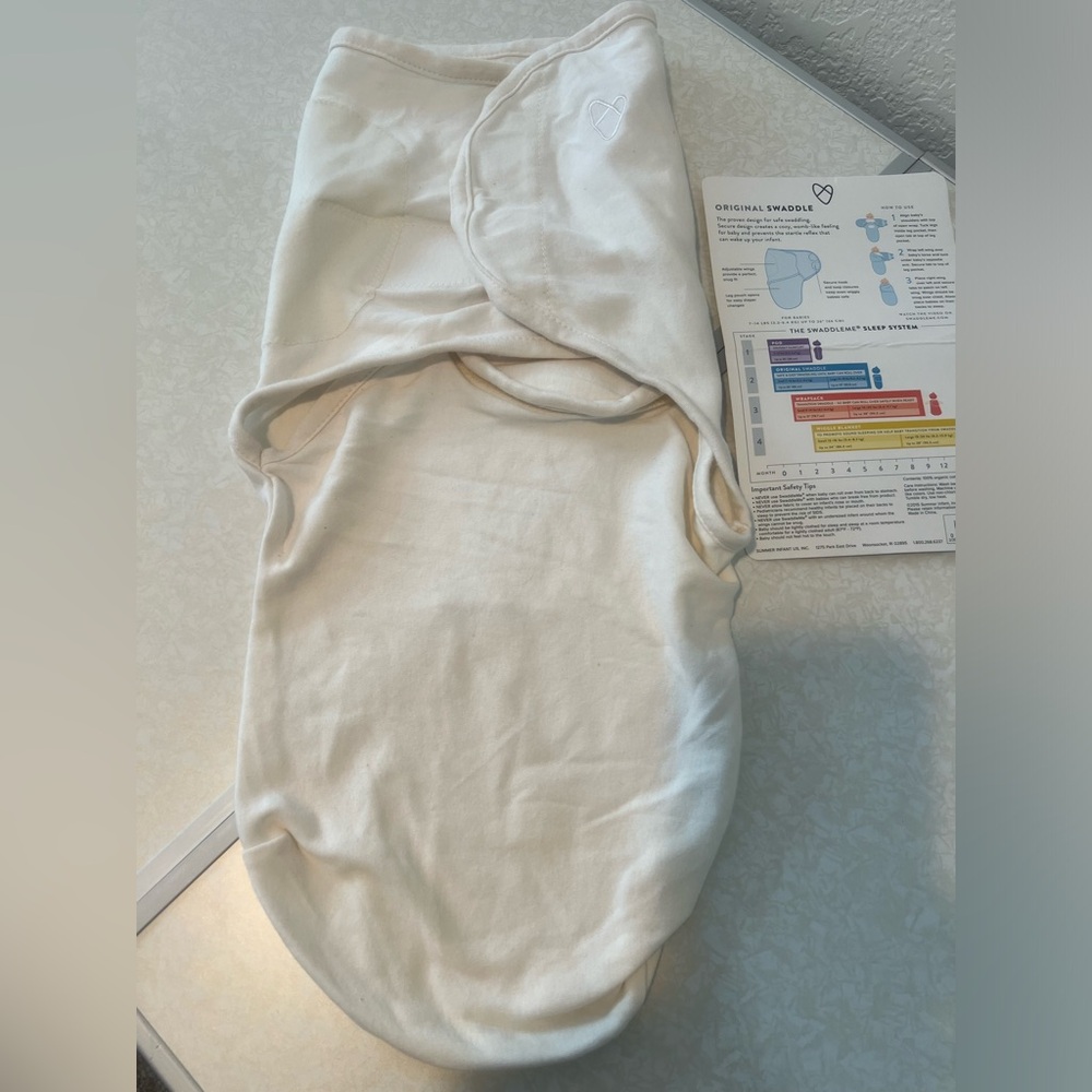SwaddleMe Organic Cotton Swaddle Sleep Sack Baby Newborn Infant
